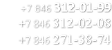 +7 846 312-01-99 +7 846 312-02-08 +7 846 271-38-74